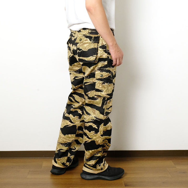 BUZZ RICKSON'S - GOLD TIGER STRIPE TROUSERS SHORT LENGTH - BR42502