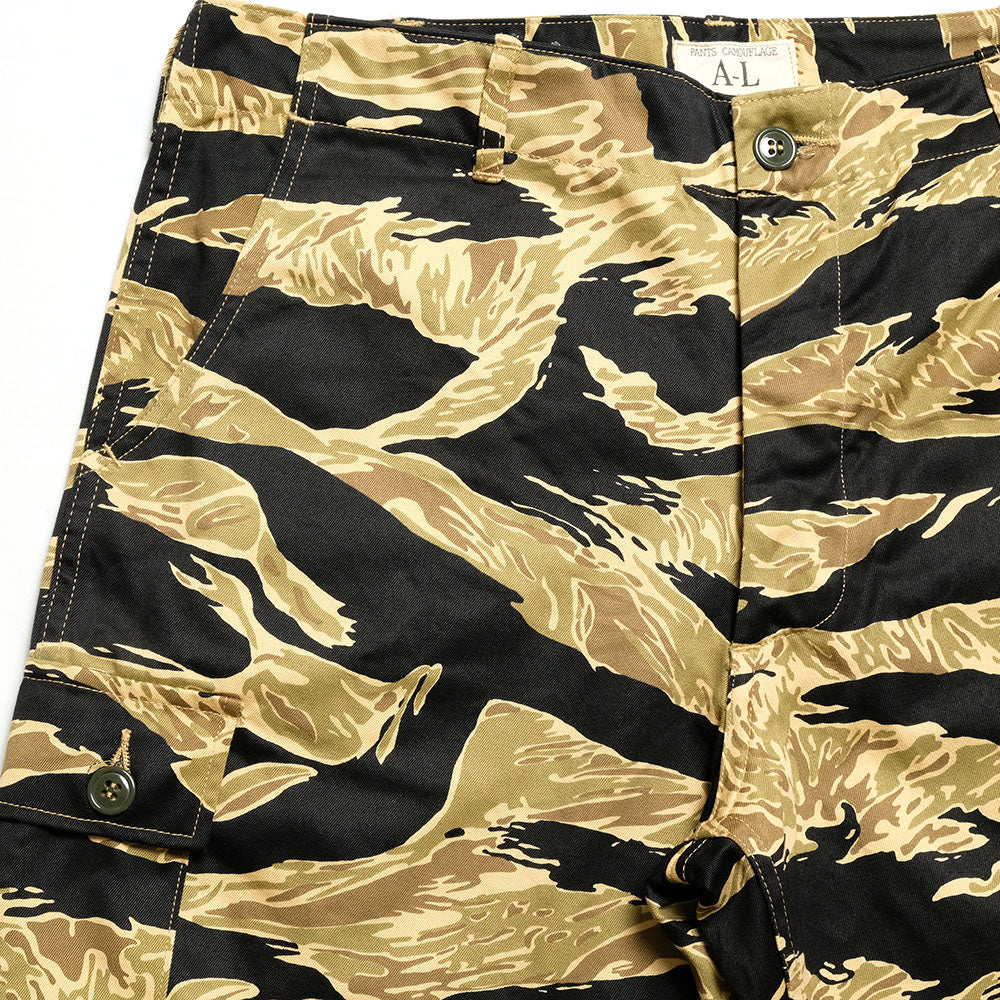 BUZZ RICKSON'S - GOLD TIGER STRIPE TROUSERS SHORT LENGTH - BR42502