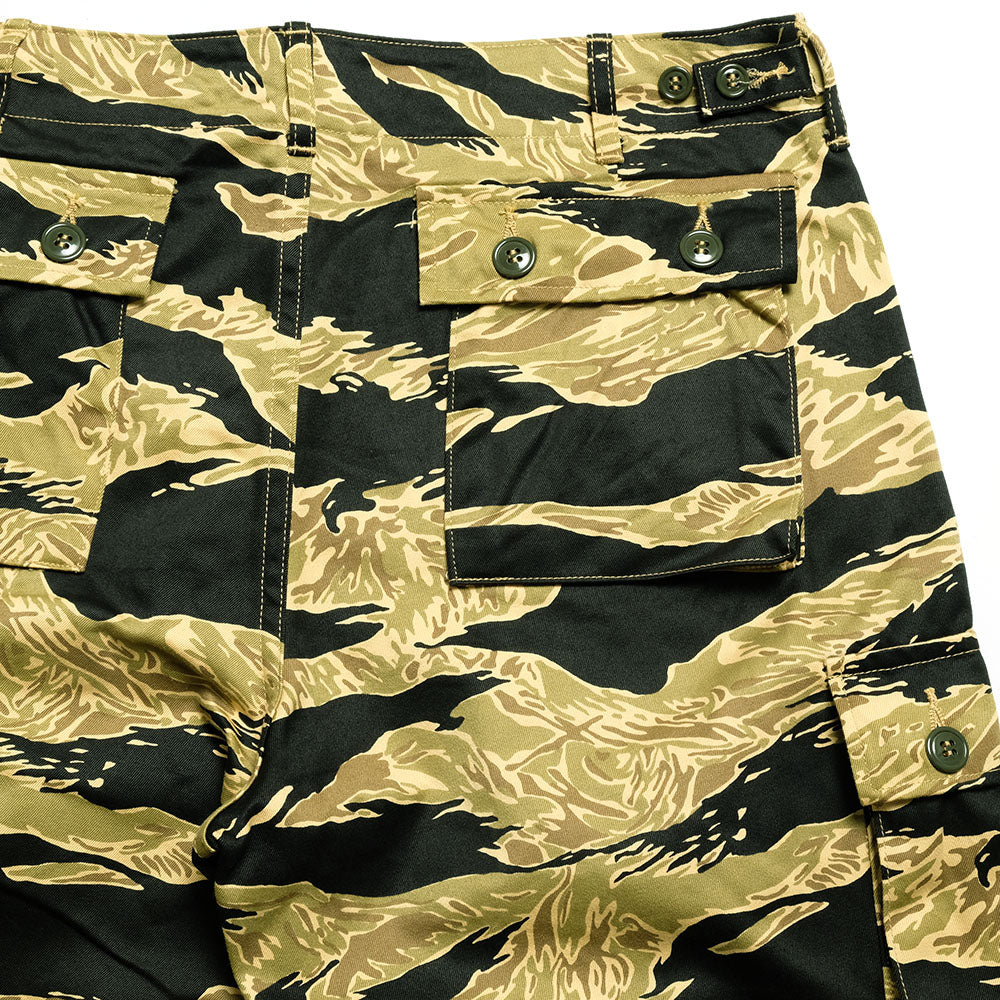 BUZZ RICKSON'S - GOLD TIGER STRIPE TROUSERS SHORT LENGTH - BR42502