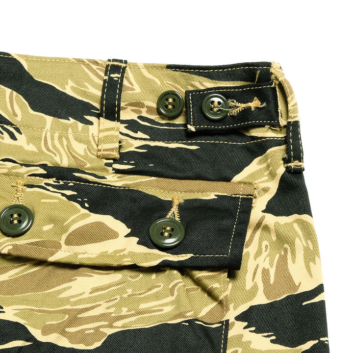 BUZZ RICKSON'S - GOLD TIGER STRIPE TROUSERS SHORT LENGTH - BR42502