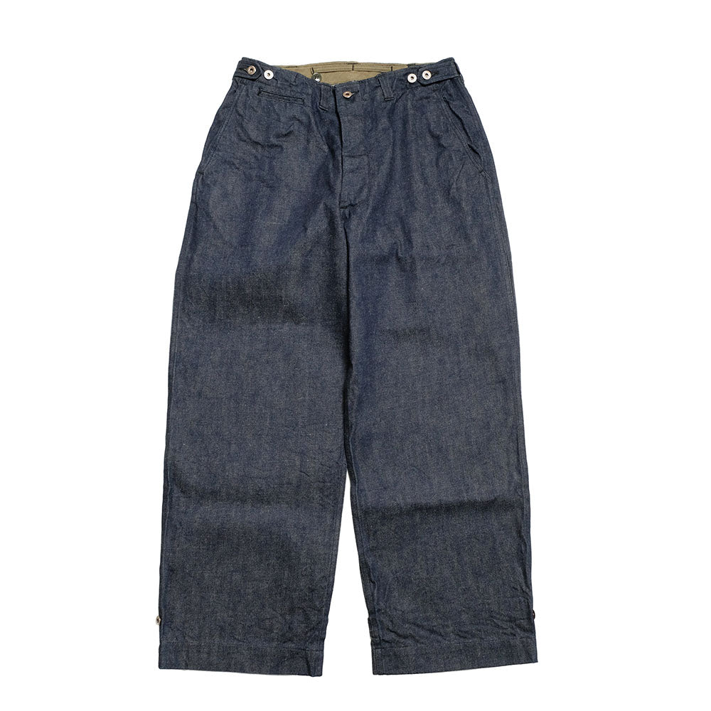 BUZZ RICKSON'S - TROUSERS, FIELD, Type M-1943 - DENIM CIVILIAN MODEL - BR42596