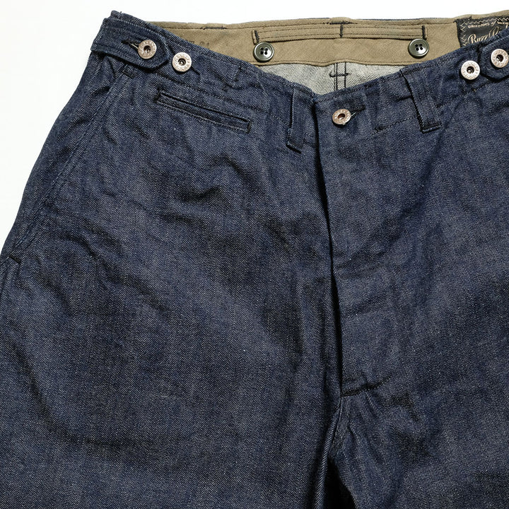 BUZZ RICKSON'S - TROUSERS, FIELD, Type M-1943 - DENIM CIVILIAN MODEL - BR42596
