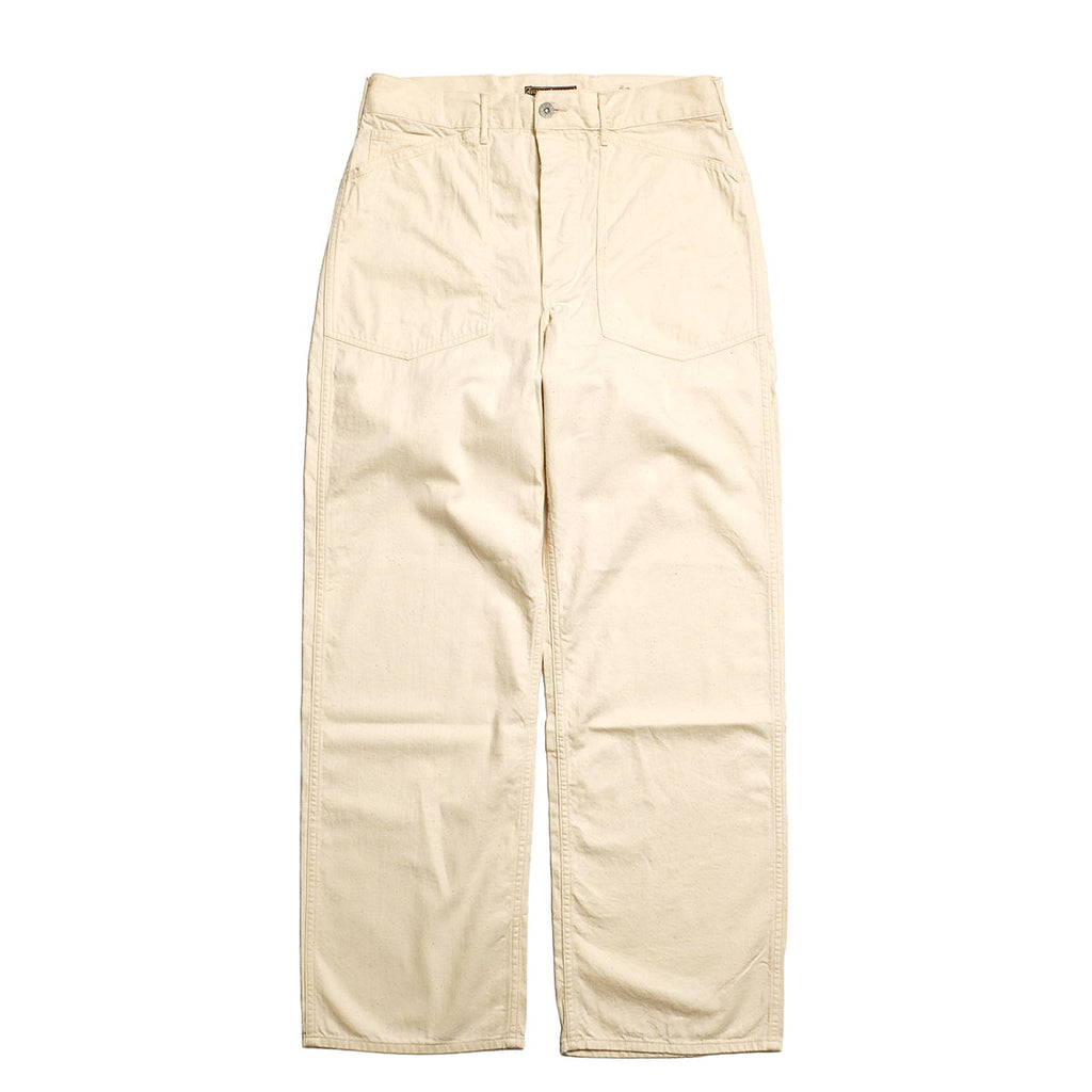 GUNDDropsウィリーウイングス・ベニーバー・ロジャーロアーズ・Jバナナズ2 BUZZ RICKSON'S - TROUSERS, WORKING, WHITE TWILL - BR42635 – HINOYA