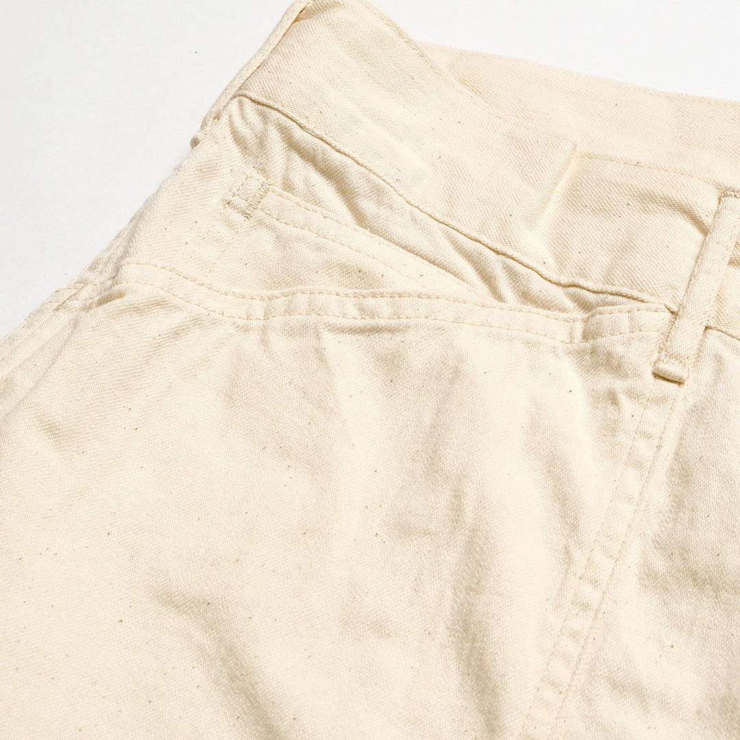BUZZ RICKSON'S - TROUSERS, WORKING, WHITE TWILL - BR42635