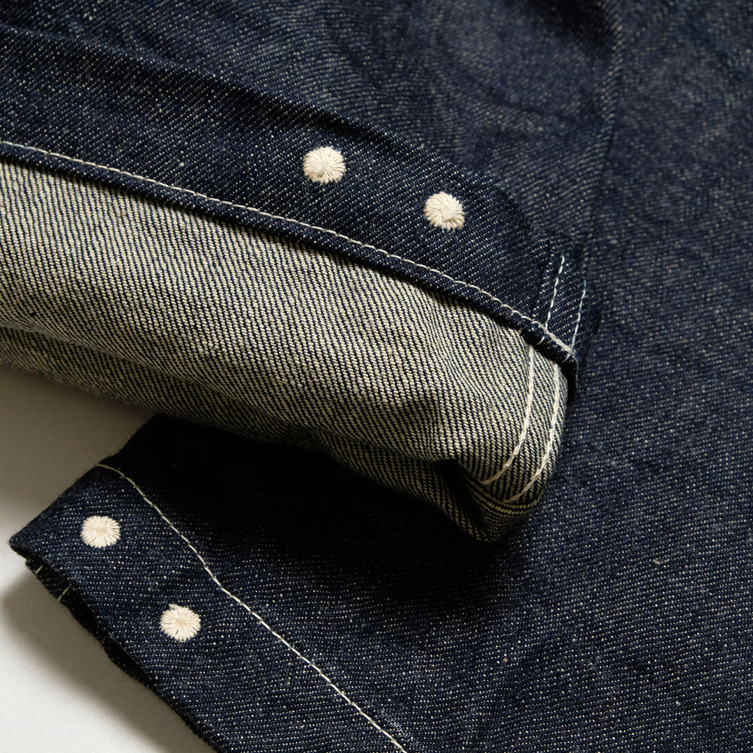 BUZZ RICKSON'S - U.S. MARINE CORPS M-1944 DENIM CIV. PANTS SHORT LENGTH - BR42637