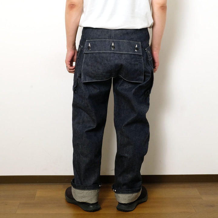 BUZZ RICKSON'S - U.S. MARINE CORPS M-1944 DENIM CIV. PANTS SHORT LENGTH - BR42637
