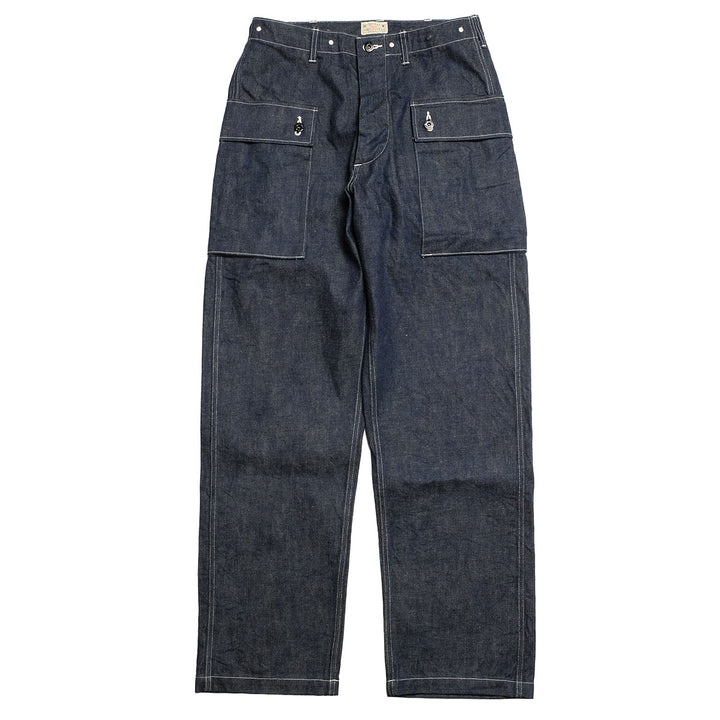 BUZZ RICKSON'S - U.S. MARINE CORPS M-1944 DENIM CIV. PANTS SHORT LENGTH - BR42637