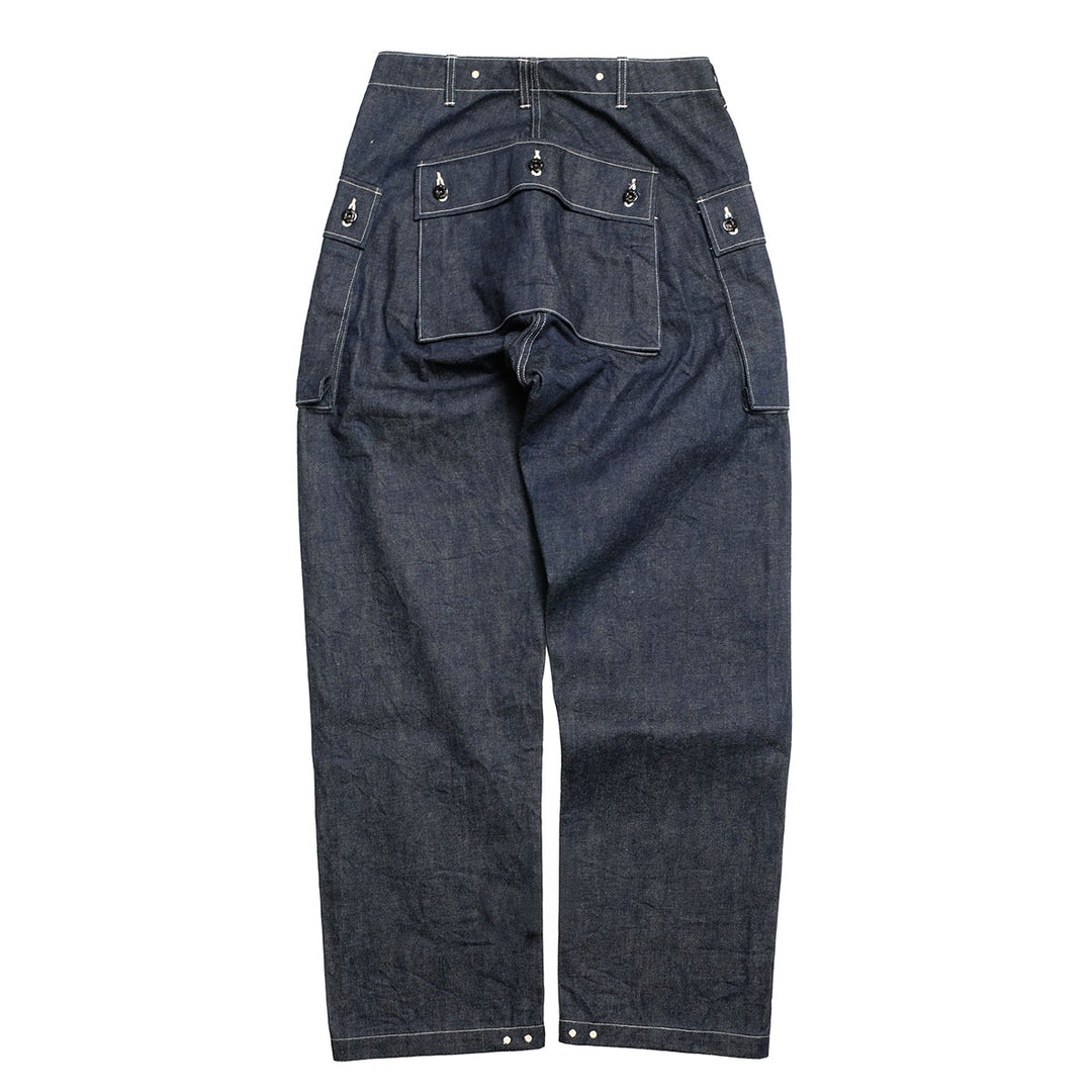 BUZZ RICKSON'S - U.S. MARINE CORPS M-1944 DENIM CIV. PANTS SHORT LENGTH - BR42637