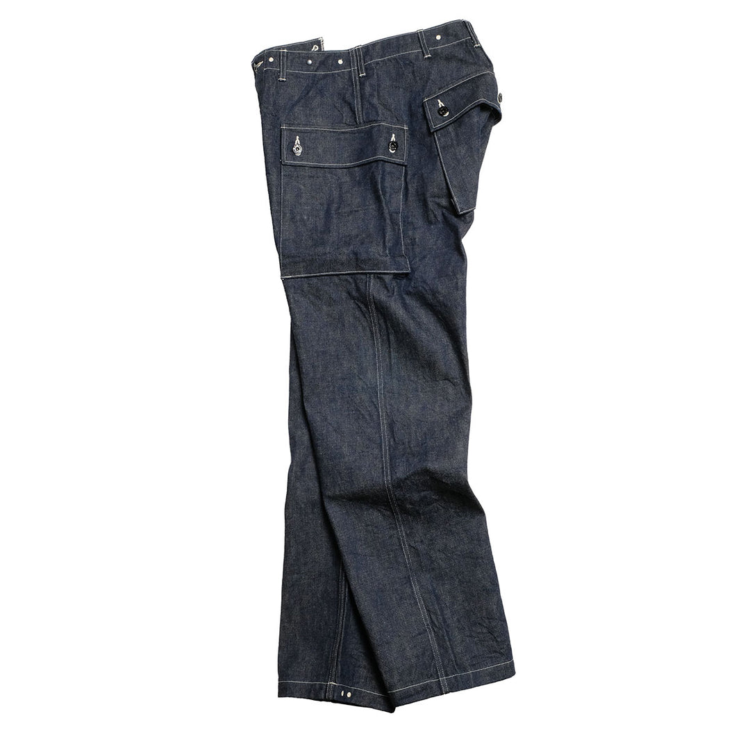 BUZZ RICKSON'S - U.S. MARINE CORPS M-1944 DENIM CIV. PANTS SHORT LENGTH - BR42637