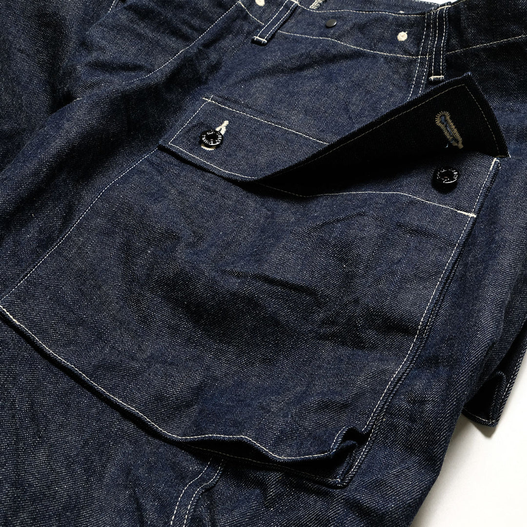 BUZZ RICKSON'S - U.S. MARINE CORPS M-1944 DENIM CIV. PANTS SHORT LENGTH - BR42637