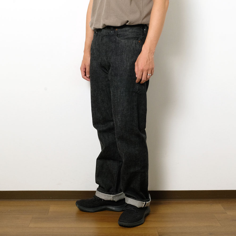 BUZZ RICKSON'S - WILLIAM GIBSON COLLECTION - WORLD WAR II BLACK DENIM WAIST OVERALLS - BR43042