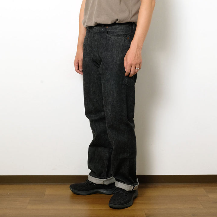 BUZZ RICKSON'S - WILLIAM GIBSON COLLECTION - WORLD WAR II BLACK DENIM WAIST OVERALLS - BR43042