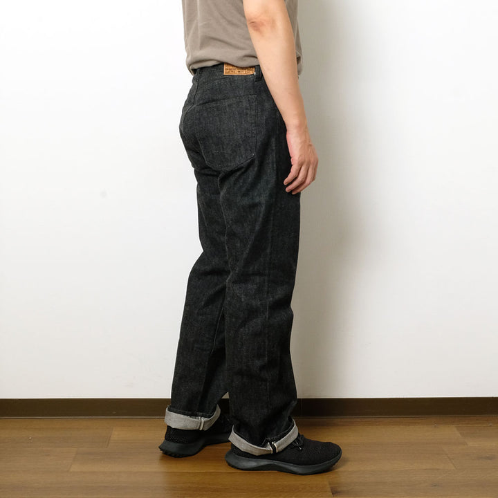 BUZZ RICKSON'S - WILLIAM GIBSON COLLECTION - WORLD WAR II BLACK DENIM WAIST OVERALLS - BR43042