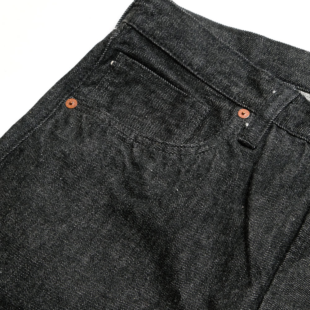 BUZZ RICKSON'S - WILLIAM GIBSON COLLECTION - WORLD WAR II BLACK DENIM WAIST OVERALLS - BR43042