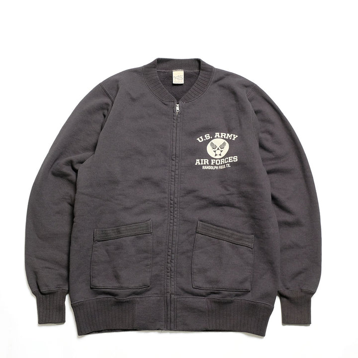 BUZZ RICKSON'S FULL ZIP SWEAT SHIRT U.S. ARMY AIR FORCES BR65601