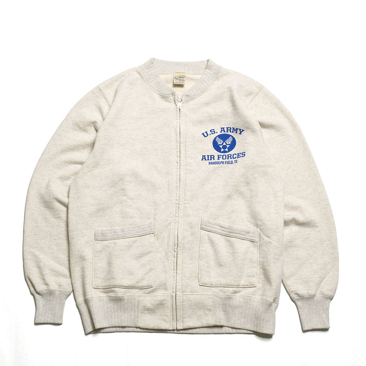 BUZZ RICKSON'S FULL ZIP SWEAT SHIRT U.S. ARMY AIR FORCES BR65601