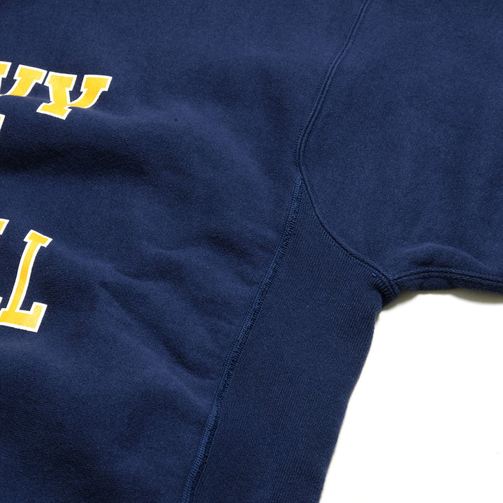 BUZZ RICKSON'S - HORIZONTAL KNITTING SWEAT SHIRT - NAVY FOOTBALL - BR69140