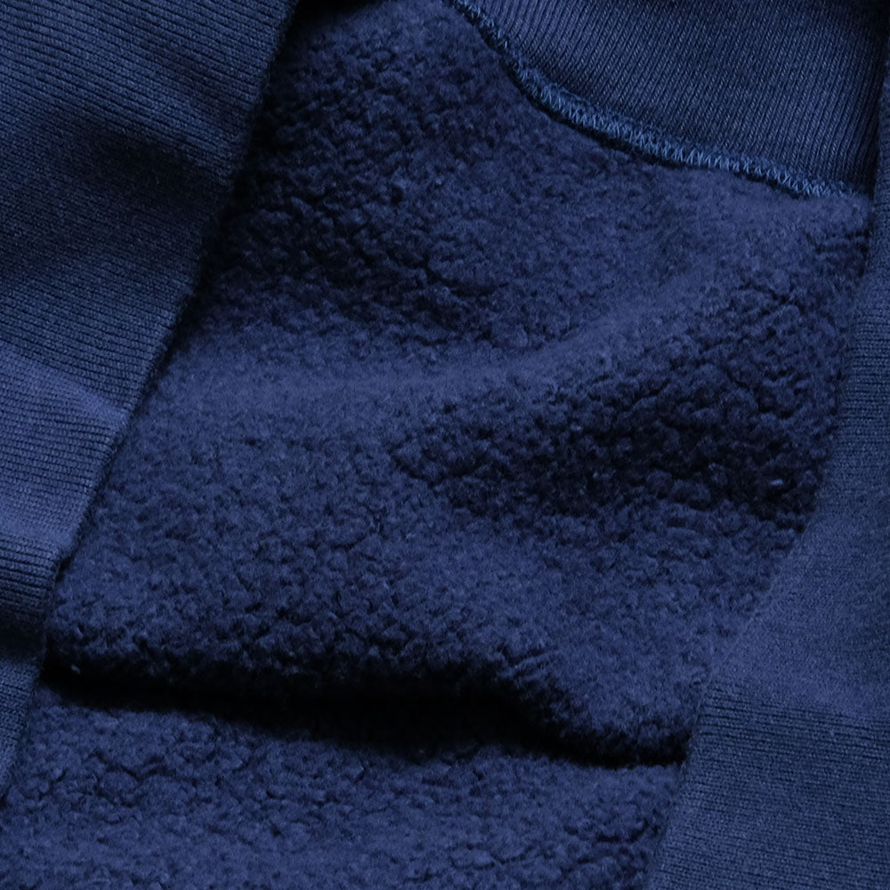 BUZZ RICKSON'S - HORIZONTAL KNITTING SWEAT SHIRT - NAVY FOOTBALL - BR69140