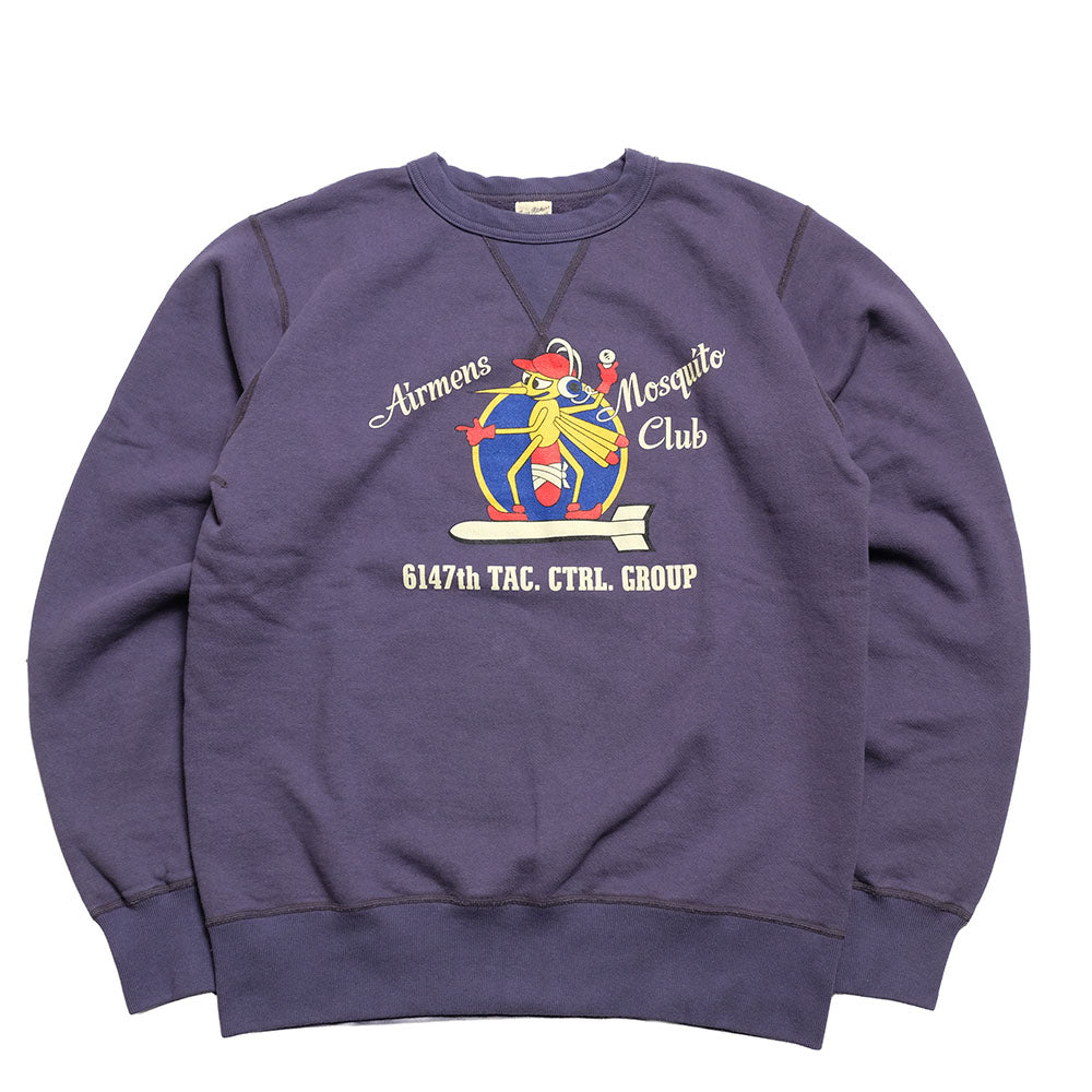 BUZZ RICKSON'S - SET-IN CREW SWEAT - AIRMENS MOSQUITO CLUB - BR69632