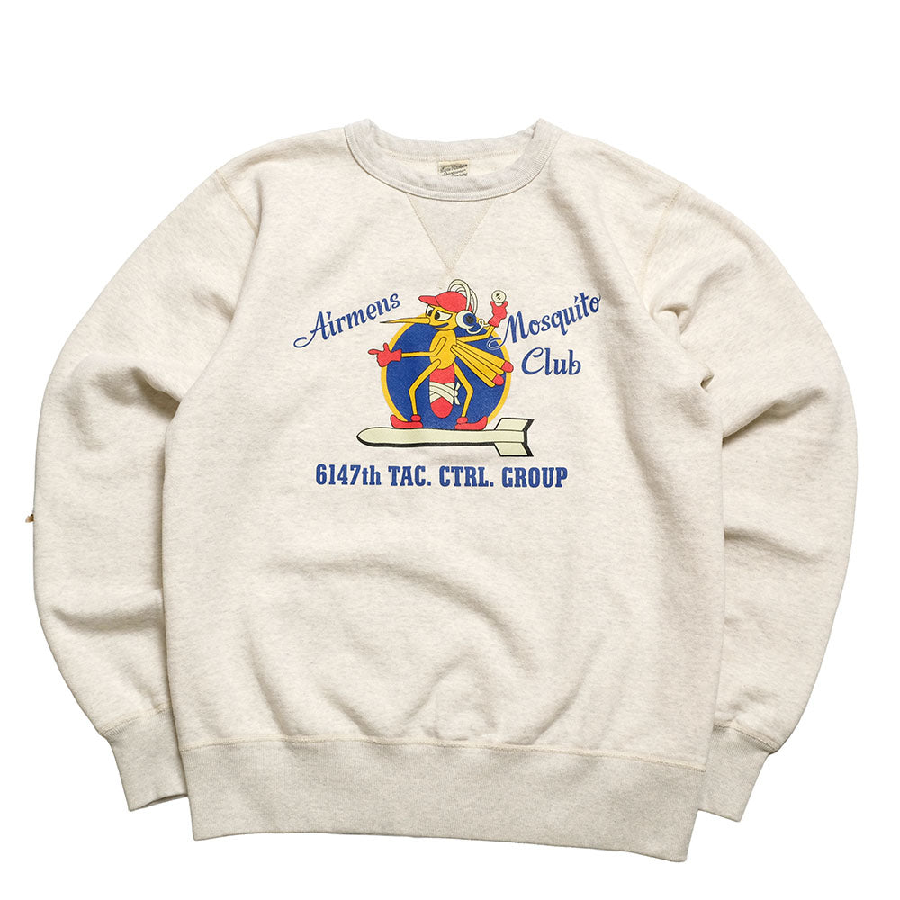BUZZ RICKSON'S - SET-IN CREW SWEAT - AIRMENS MOSQUITO CLUB - BR69632