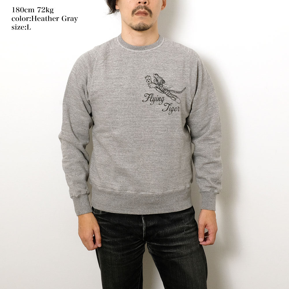 BUZZ RICKSON'S - FREEDOM SLEEVE SWEATSHIRT - FLYING TIGERS - BR69636