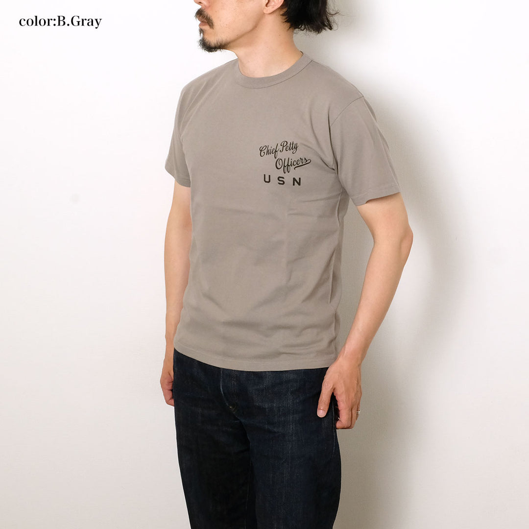 BUZZ RICKSON'S - S/S T-SHIRT - U.S.N. COCKTAIL LOUNGE - BR79706