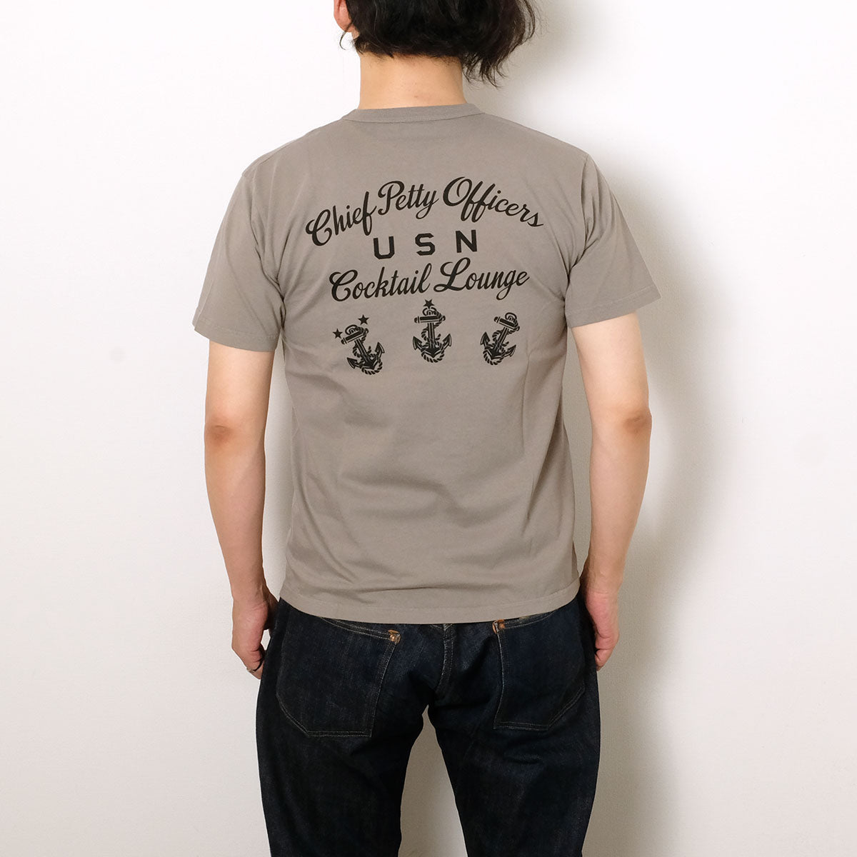 BUZZ RICKSON'S - S/S T-SHIRT - U.S.N. COCKTAIL LOUNGE - BR79706