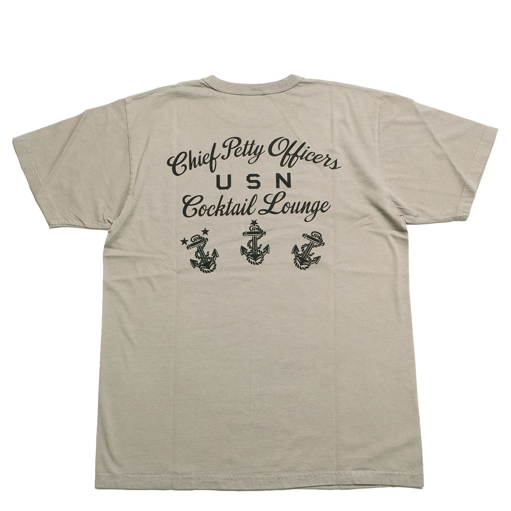BUZZ RICKSON'S - S/S T-SHIRT - U.S.N. COCKTAIL LOUNGE - BR79706