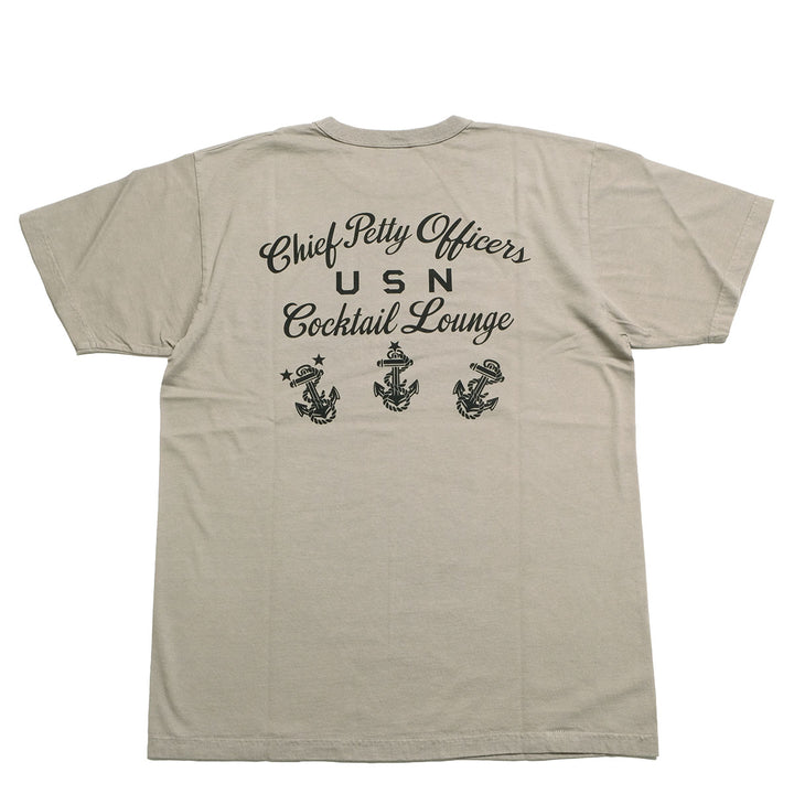 BUZZ RICKSON'S - S/S T-SHIRT - U.S.N. COCKTAIL LOUNGE - BR79706