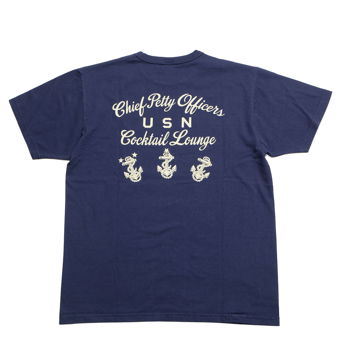 BUZZ RICKSON'S - S/S T-SHIRT - U.S.N. COCKTAIL LOUNGE - BR79706