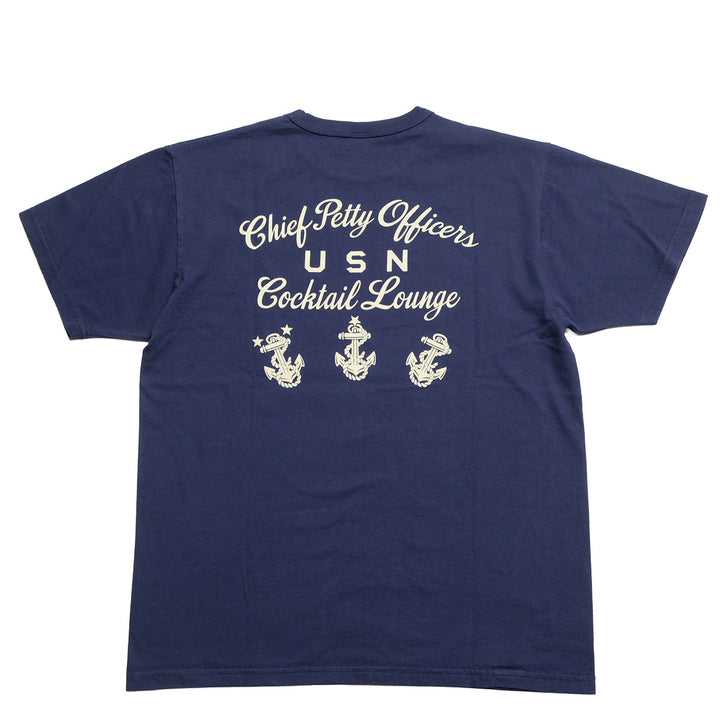 BUZZ RICKSON'S - S/S T-SHIRT - U.S.N. COCKTAIL LOUNGE - BR79706