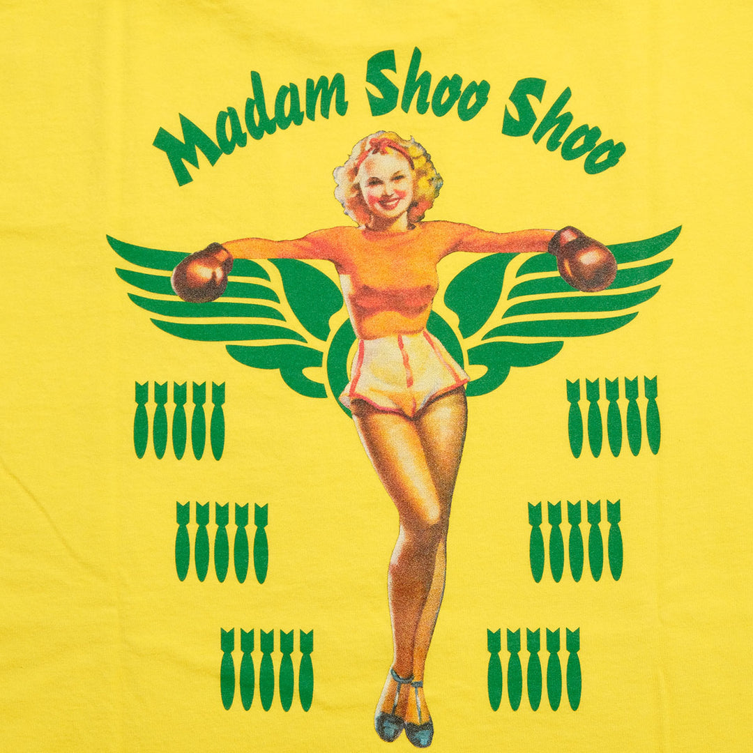 BUZZ RICKSON'S - S/S T-SHIRT - MADAM SHOO SHOO - BR79708