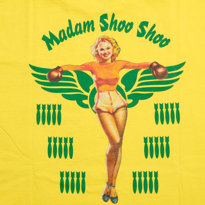BUZZ RICKSON'S - S/S T-SHIRT - MADAM SHOO SHOO - BR79708