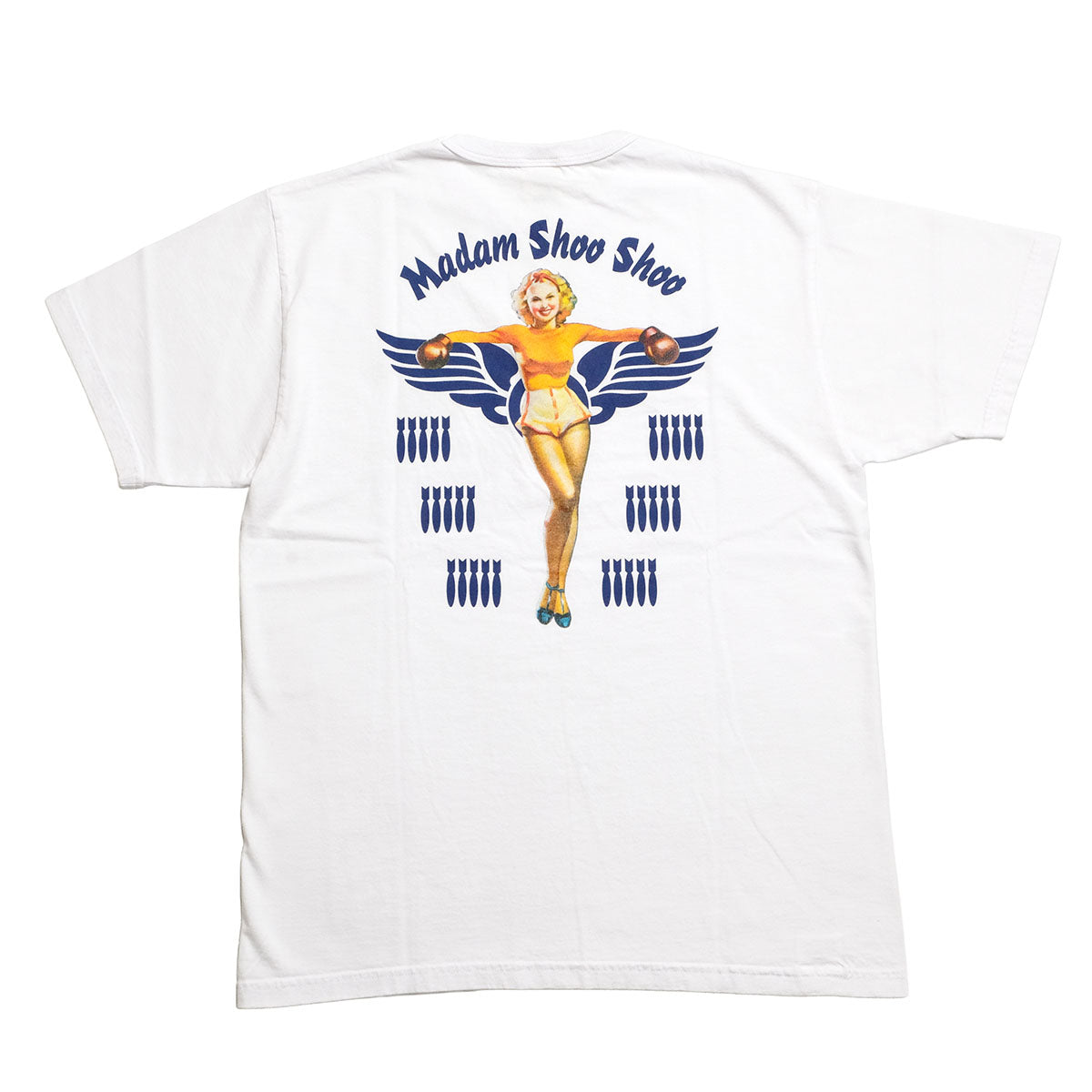 BUZZ RICKSON'S - S/S T-SHIRT - MADAM SHOO SHOO - BR79708