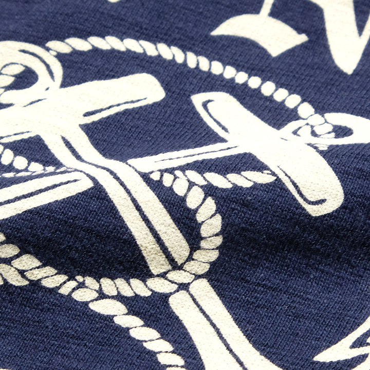 BUZZ RICKSON'S - SLUB YARN T-SHIRT - U,S, NAVY GREAT LAKES - BR79727