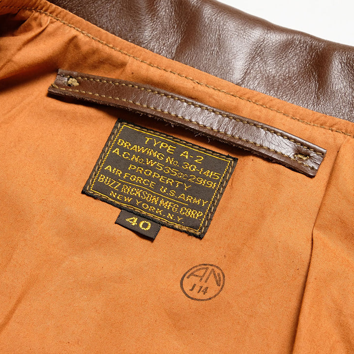 BUZZ RICKSON'S - Type A-2 - A.C. No.W535 ac 29191 BUZZ RICKSON MFG.CORP. - BR80659