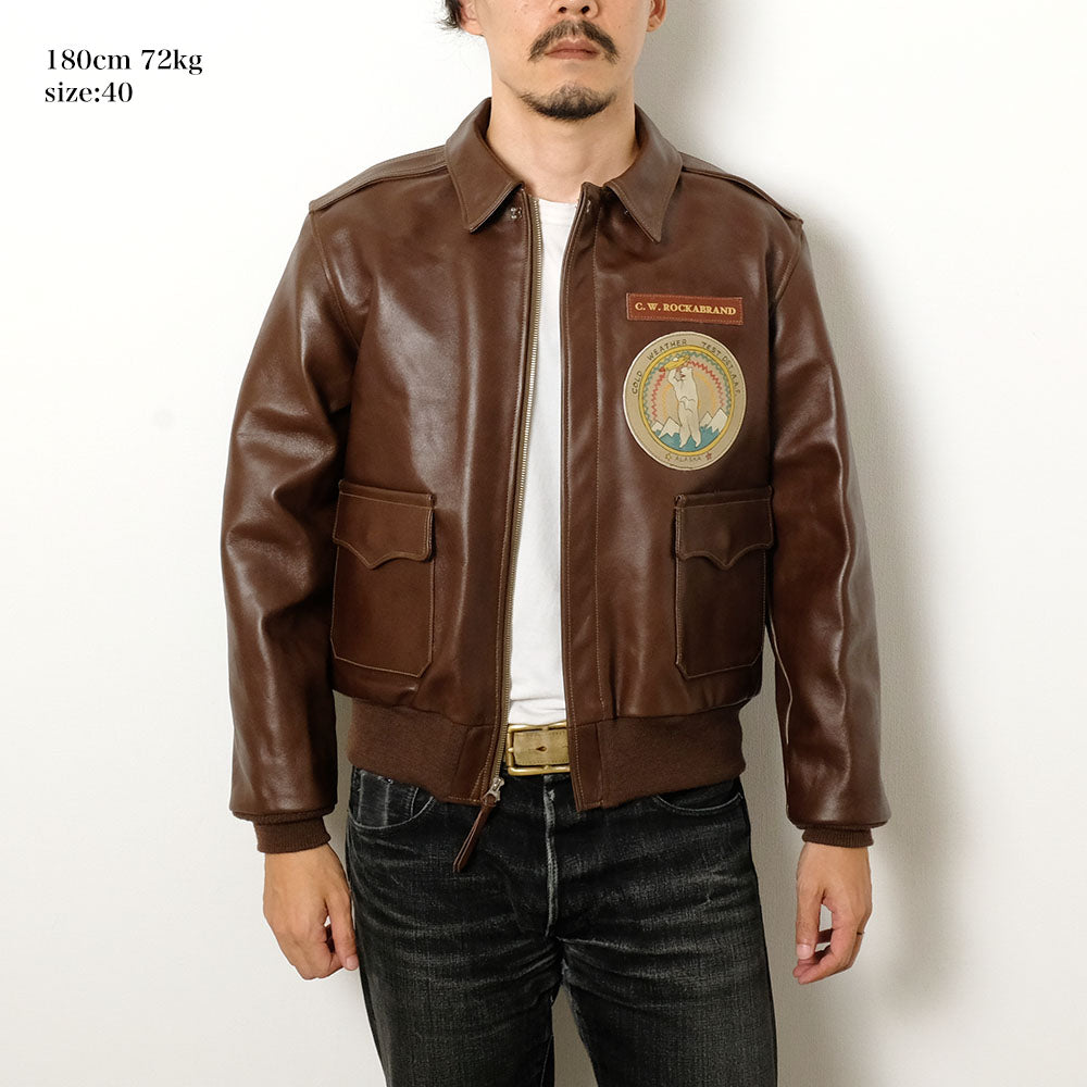 BUZZ RICKSON'S - Type A-2 - BUZZ RICKSON MFG.CORP. - COLD WEATHER TESTING DET. - IN ALASKA - BR80667