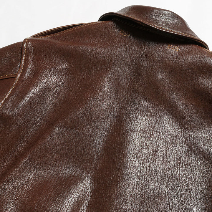 BUZZ RICKSON'S - Type A-2 - BUZZ RICKSON CLOTHING CO. - CONTRACT No.18091 GOAT SKIN - BR80686