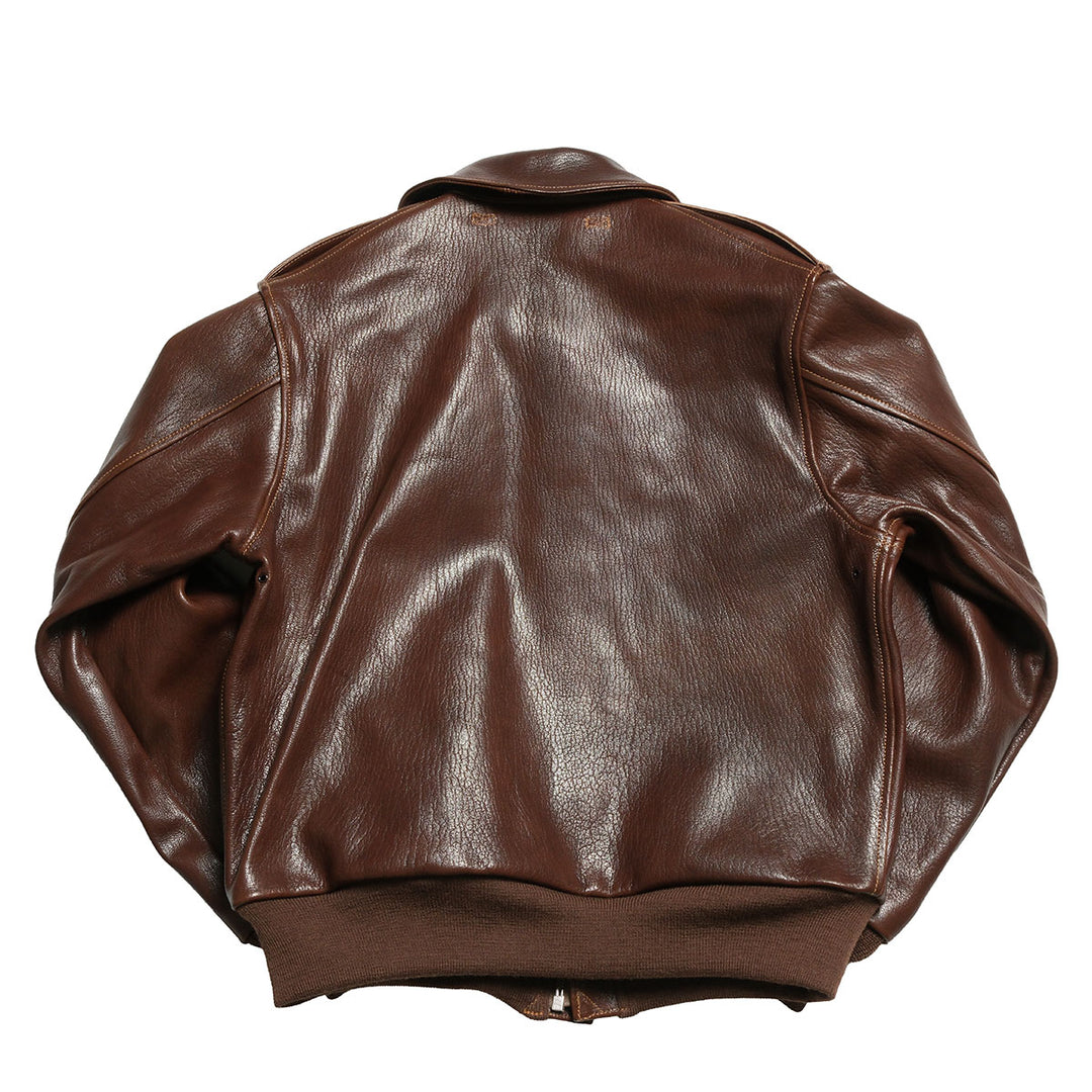 BUZZ RICKSON'S - Type A-2 - BUZZ RICKSON CLOTHING CO. - CONTRACT No.18091 GOAT SKIN - BR80686