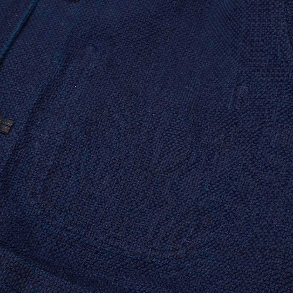 BLUE BLUE JAPAN - Honnai(Natural Indigo) Nijuu(Double-Weave) Sasiko Orienntaru(Oriental) Jaket - 1016589