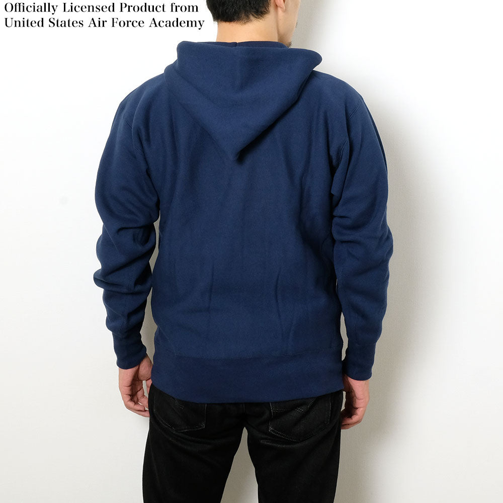 Champion - REVERSE WEAVE HALF ZIP HOODED SWEATSHIRT - USAFA - C3-A119