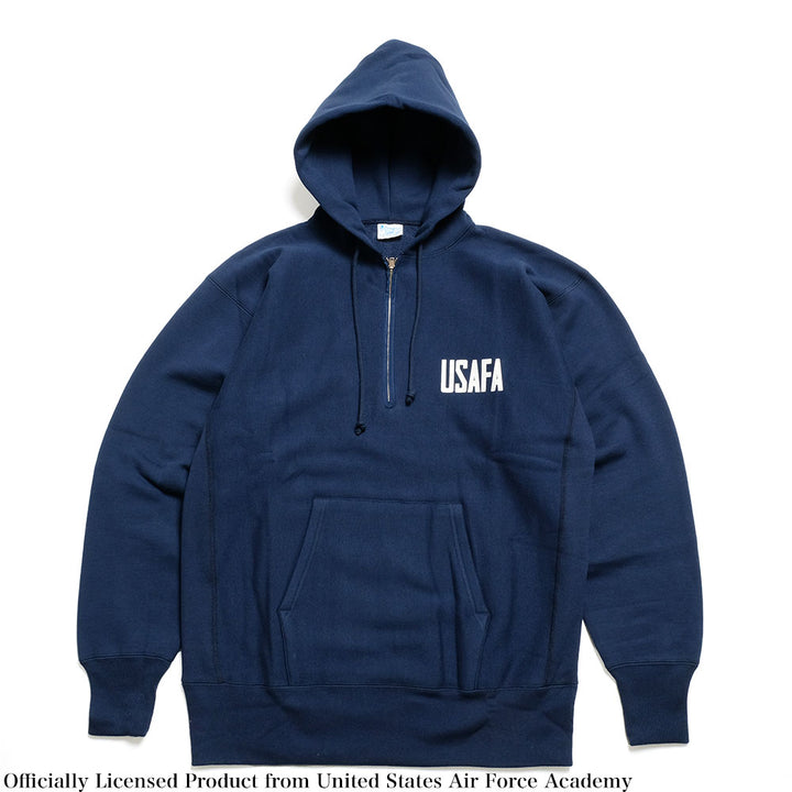 Champion - REVERSE WEAVE HALF ZIP HOODED SWEATSHIRT - USAFA - C3-A119