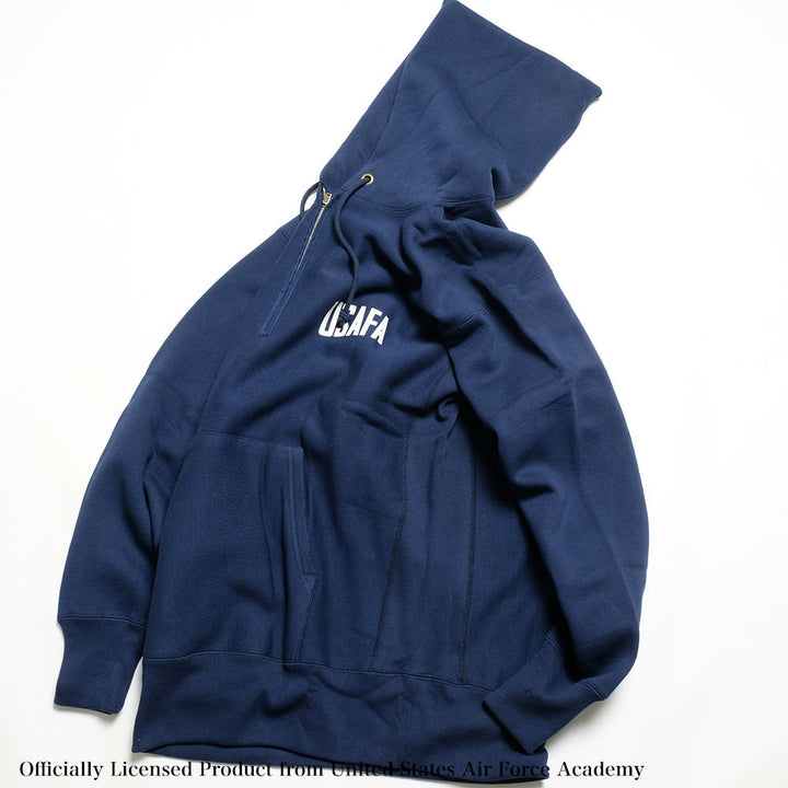 Champion - REVERSE WEAVE HALF ZIP HOODED SWEATSHIRT - USAFA - C3-A119