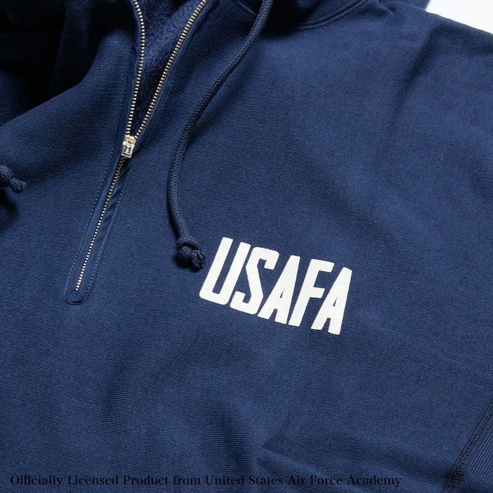 Champion - REVERSE WEAVE HALF ZIP HOODED SWEATSHIRT - USAFA - C3-A119