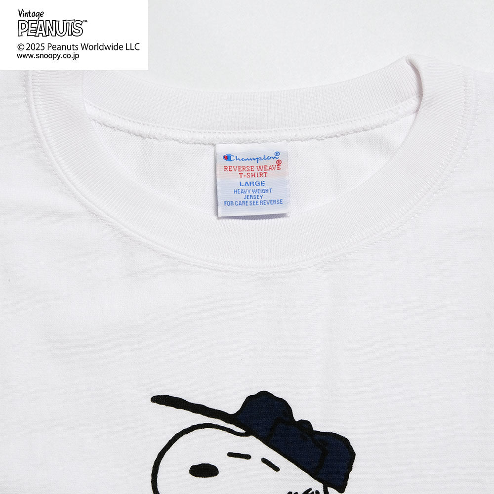 Champion - REVERSE WEAVE S/S T-SHIRT - PEANUTS - New York - C3-B352