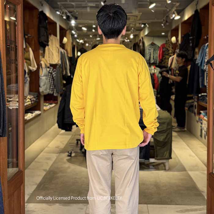 Champion - Made in U.S.A. T1011 - LONG SLEEVE T-SHIRT - UC BERKELEY - C5-C404