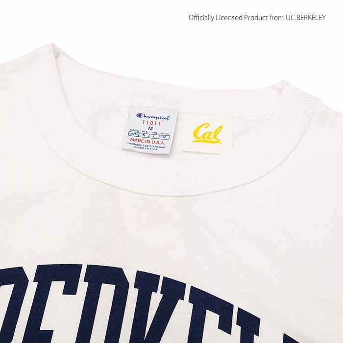 Champion - Made in U.S.A. T1011 - LONG SLEEVE T-SHIRT - UC BERKELEY - C5-C404