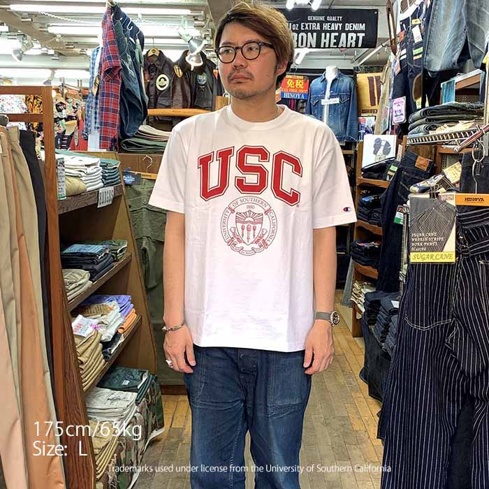 Champion - Made in U.S.A. T-1011 T-SHIRT - USC - C5-X303
