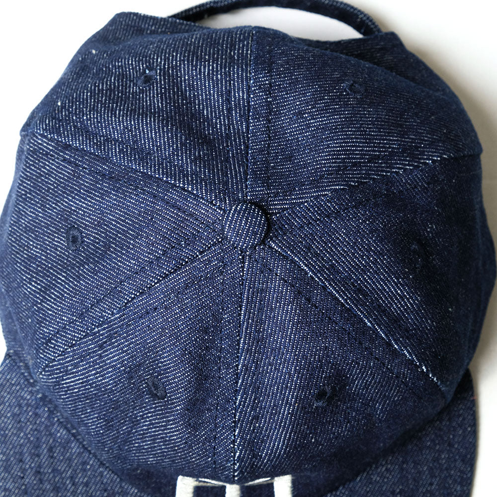 Cooperstown Ball Cap - HINOYA EXCLUSIVE - 1940's Cap - 12oz Denim - HY - CO-HYSP25