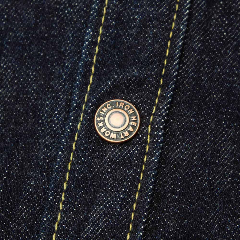 IRON HEART - 16oz Selvage C.P.O.Shirt / Indigo - IHSH-427